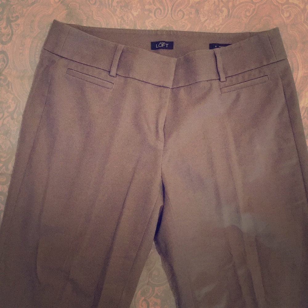 LOFT Marisa cropped pants size 6